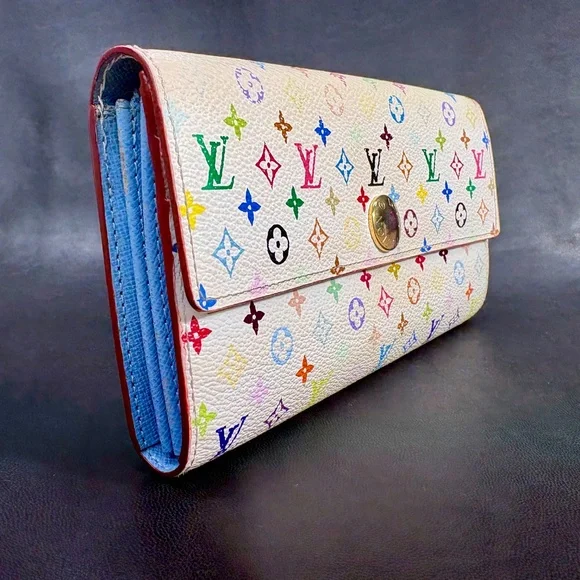 Louis Vuitton Murakami Sarah Wallet Multicolor Monogram Canvas - Picture 11 of 13